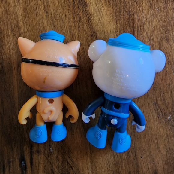 2 Octonaut toy figures, Captain and Quasi - Picture 2 of 3